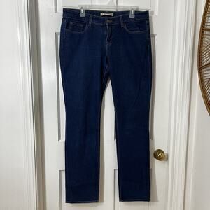 J Brand Jeans‎ Women's Size 33 Ink Wash Straight Low Rise Dark Wash Stretch